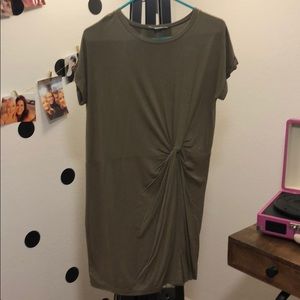 Twist t shirt dress